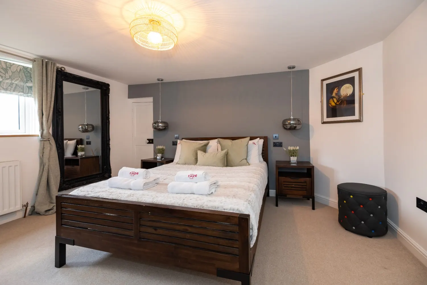 Bedroom in the Duplex Apartment, as pictured in the official booking listing